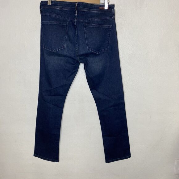 Pilcro Women's Slim Straight Leg Jeans - Dark Blue - 30 - Picture 4 of 8